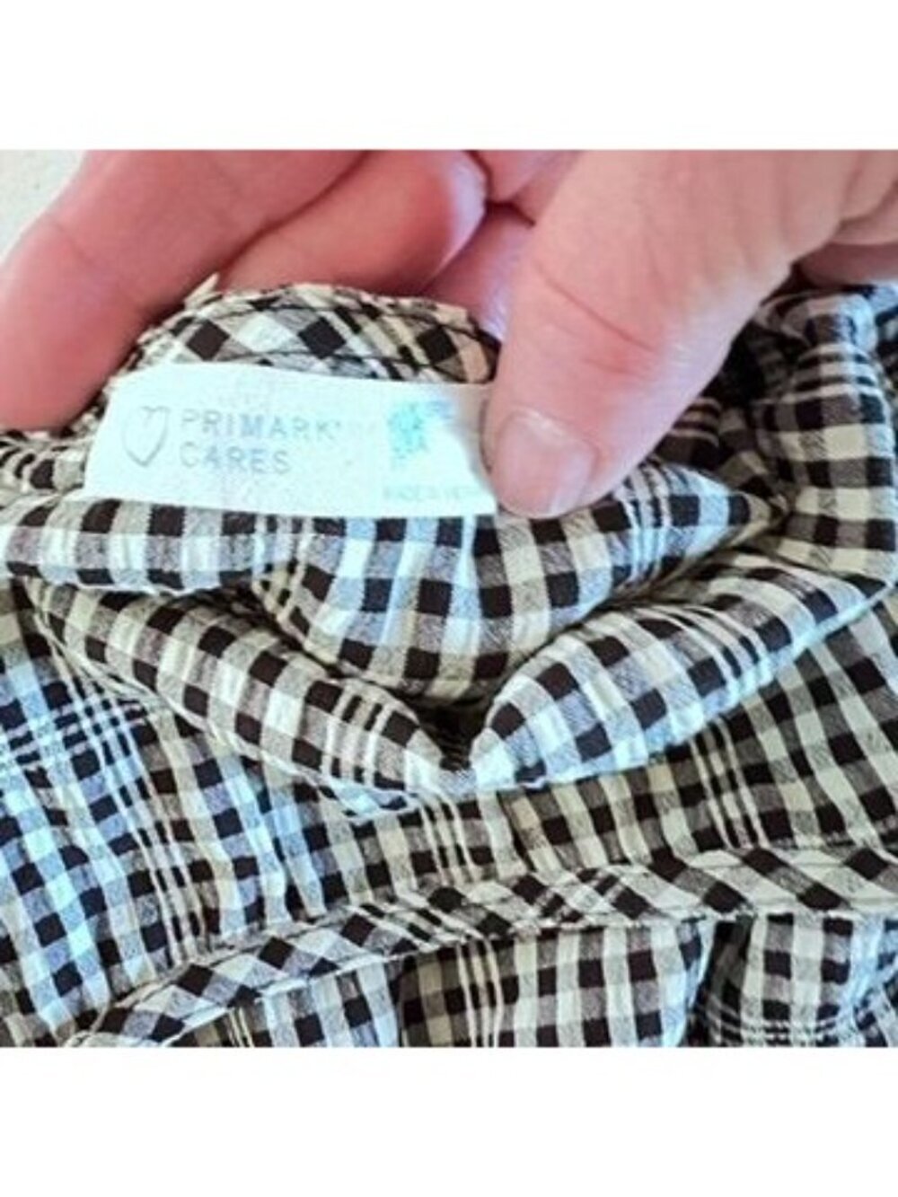Coquette Womens 12 B&W Gingham Tiered Maxi Dress Cottagecore Milkmaid Feminine - Picture 6 of 15